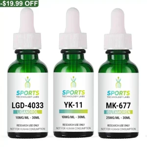 MK-677 YK-11 LGD-4033 triple stack from Sports Technology Labs
